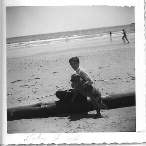 Boston trip NY 1956 - dog