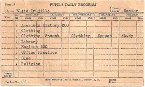 Els class schedule 12th