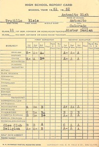 Els report card 51-52