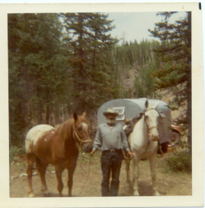Grandpa with Horses snapshot