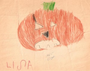 LP child drawing 4 1965