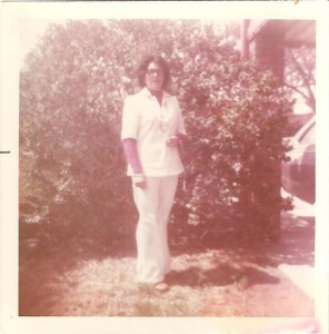 Mom 1970s A carport 77