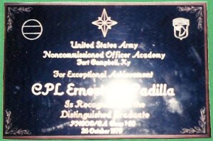 Ernald 101st Airborne NCO academy