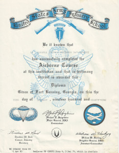airborne certificate
